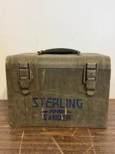 Sterling 1000 Electric Finishing Sander 115V 2.5A, 8500 OPM, Metal Case, Vintage Chicago Tool