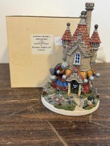 Jon Herbert Collectables Jester Castle Boot Figurine, 1997, Hand-painted Woolmer Studios England Boxed
