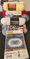 Red Heart Yarn, Ghostline Poster Boards, Blue Plate #666 Punch Needle Kit, Signs - Crafts - 3