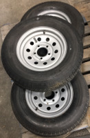 (3) Arisun Trailer Wheels