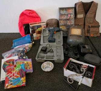 Black & DeWalt Tools, Craftsman Batteries, Kitchenware, Outdoor Gear & Puzzles