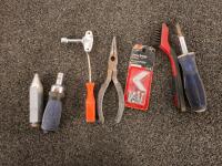 Large Assorted Hand Tool Lot &ndash; Screwdrivers, Wrenches, Hardware, Squares, Paint Tools, Clamps - 5