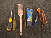 Large Assorted Hand Tool Lot &ndash; Screwdrivers, Wrenches, Hardware, Squares, Paint Tools, Clamps - 7