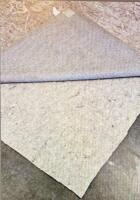 Large Rectangular Faded Beige Traditional Pattern Synthetic Area Rug, Approx. 8' x 10', No Fringe - 4