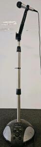 Memorex Sing Stand 3 Karaoke Machine with Stand, Dual Speakers, and Wired Microphone (tested, works)