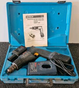 Bosch 3050VSR 7.2V Cordless Drill/Driver Kit, 2 Batteries, Charger, Case, Manual Included (tested, works)
