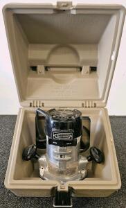 Craftsman 315.17360 Router, 6.0A, 25,000 RPM, 1/4" Collet, Fixed Base, Case, USA (tested, works)