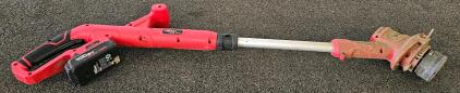 Hyper Tough 20V Cordless String Trimmer, 12" Cutting Width, 2.0Ah Battery Included (untested, needs charger)