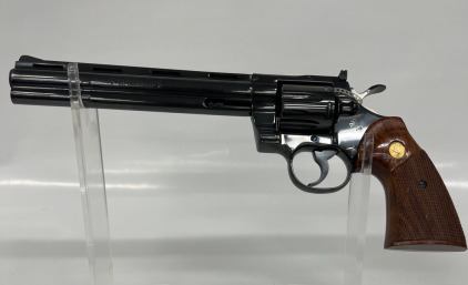 Colt Python 357 Mag W/ 8 Inch Barrel, Beautiful Bluing Finish