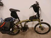 Urbano Urban G1 Folding Bicycle, 20" Wheels, Disc Brakes, 8-Speed, Pannier/Rack, Plus Bike Hand Stand - 3
