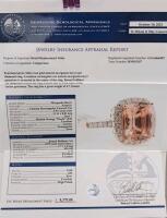 14K Rose Gold Halo Ring, 3.93Ct Cushion Morganite, 0.59Ct Diamonds, GemAssure Appraisal, $8,370 Value - 4
