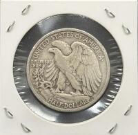 1937-S Walking Liberty Half Dollar, 90% Silver, San Francisco Mint, Circulated, 30.6MM - 2