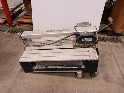 Chicago Electric 7" Bridge Tile Saw, Professional Series, 1.5 HP, 24" Cut, Stand, Serial 1019438720-011 Tested