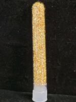 (5) 3" Long Bottles Of Gold Flake/Leaf Gold - 2