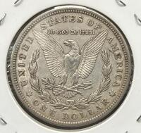 1921 Morgan Silver Dollar, Philadelphia, 90% Silver, Circulated, Classic U.S. Coin - 4