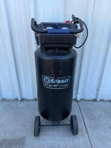 Kobalt 26 Gallon 1.8 HP 150 PSI Portable Vertical Air Compressor 4.2 CFM @90 PSI