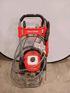 Craftsman CMEPW2100 2100 PSI Electric Pressure Washer With 5 Nozzles And Integrated Soap Tank Sp-16 Tested