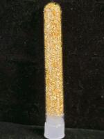 (5) 3" Long Bottles Of Gold Flake/Leaf Gold - 2