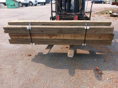 Bundle of 6"x6"x8' Pressure Treated Timber