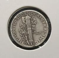 1941-D And 1942-D Mercury Dimes &ndash; 90% Silver, Circulated Condition - 3