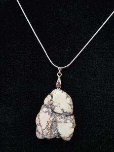 White Buffalo Turquoise Necklace