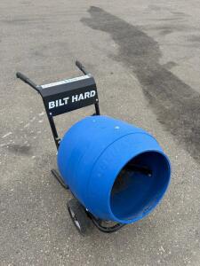 BILT HARD TCA-0053 Electric Cement Mixer, 4 Cu. Ft. Poly Drum, 0.5 HP Motor