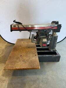 Sears Craftsman 10" Radial Arm Saw, 2.5 HP Motor, 16" Crosscut Capacity
