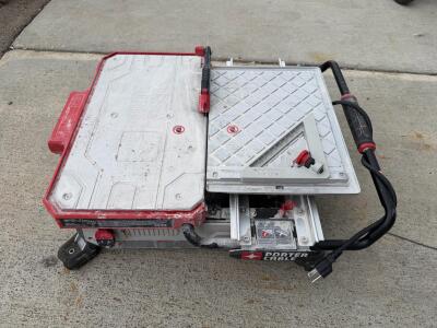 PORTER CABLE PCE980 7-Inch Tile Saw, 120V, 6.5A, Stainless Steel Table, 17" Rip Capacity (R-6)