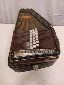 Chromaharp 15-Chord Autoharp With Hard Case, Made In Korea, Sunburst Finish Sp-14