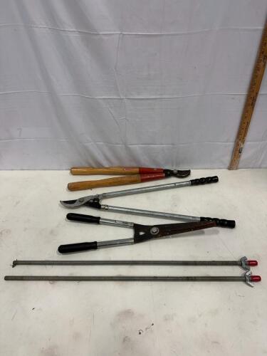Ames Bypass Lopper, Metal-Handled Lopper, Sears Craftsman Hedge Shears &ndash; Garden Tools (R-7)