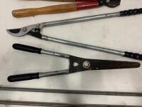 Ames Bypass Lopper, Metal-Handled Lopper, Sears Craftsman Hedge Shears &ndash; Garden Tools (R-7) - 4