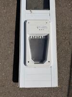 PetSafe Electronic SmartDoor Sliding Glass Patio Panel, Large Flap, RFID, White Aluminum Frame - 2