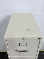 GV Iron Industries 3000 Series 4-Drawer Vertical Filing Cabinet, Locking, Steel, Beige - 4