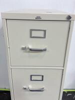 GV Iron Industries 3000 Series 4-Drawer Vertical Filing Cabinet, Locking, Steel, Beige - 5