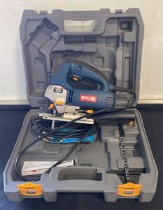 Ryobi Corded Jigsaw With Hard Case, Variable Speed, 6.1A, 120V, Accessories Power On - ( R8 )