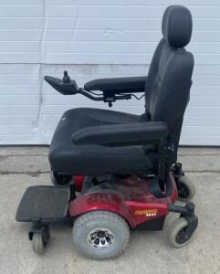 Invacare Pronto M41 Power Wheelchair, Joystick Control, Red, Mid-Wheel Drive, 300 lb Capacity ( Unable To Test )