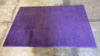 Rectangular Purple Area Rug, Approx. 6x4 Ft, Medium Pile, Synthetic, Bound Edges ( R9 ) - 3