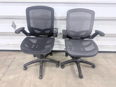 Ergonomic Mesh Office Chairs With Adjustable Armrests And Lumbar Support