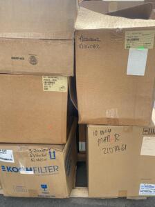Bulk Pallet Of Koch Filter Air/HVAC , Various Sizes