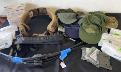 MOLLE Harness, Field & Patrol Caps, Medical Bandages, Masks, ALICE NSN Pouch ( R9 )