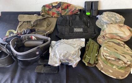 Petzl Harness L, Military Camo Hats, Tactical Pouches, Holster, Mag Cases, Gear ( R7 )