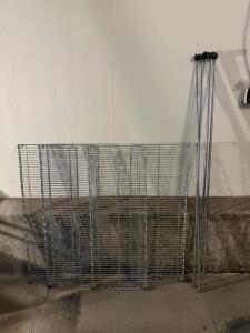 48"x18"x72" Chrome Wire Shelving Rack, 4 Shelves, Heavy Duty, Adjustable, Commercial Grade