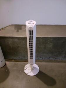 Honeywell Tower Fan, 3 Speeds, 120-Min Timer, White tested