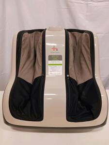 Human Touch Reflex SOL Foot & Calf Massager, 3 Programs, Heat & Vibration, Size Up To 12 US Sp-16