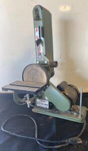 Central Machinery 4" x 36" Belt 6" Disc Sander 1/3 HP, 120V, Model 97181, UL Listed, SN 227541 - Powers On ( R11 )