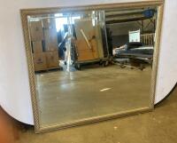 Large Gold Rope-Twist Frame Wall Mirror, 45&rdquo;x51&rdquo;Inches ( SP8 )