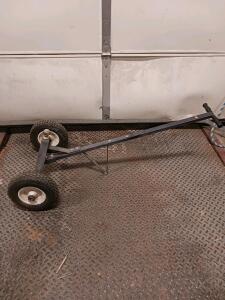 Manual Trailer Dolly With 2" Hitch Ball, 600 lb Capacity, 10" Pneumatic Tires