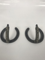 Handmade HorseShoe Gun Rack