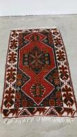 Hand-Knotted Turkoman/Persian Tribal Rug, 3' x 5', Geometric Medallion Design