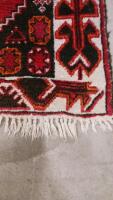 Hand-Knotted Turkoman/Persian Tribal Rug, 3' x 5', Geometric Medallion Design - 3